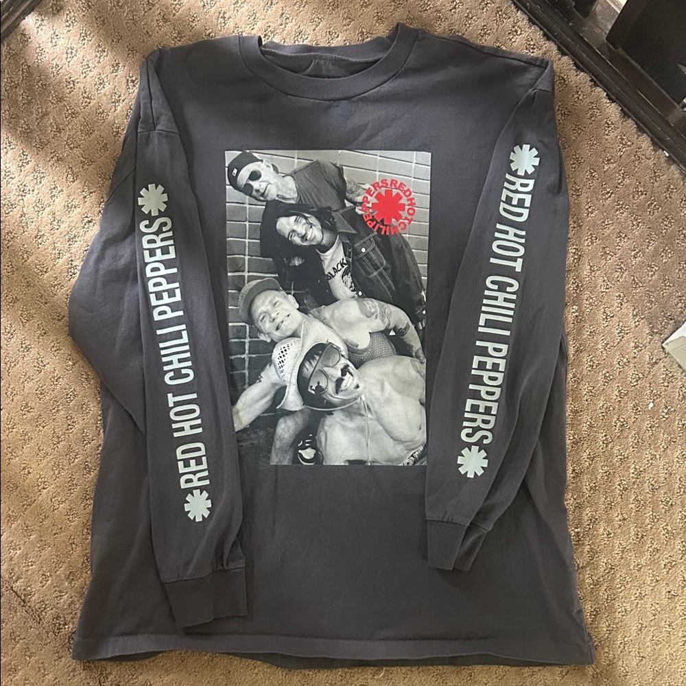 Red Hot Chili Peppers Graphic Long Sleeve Shirt - Men’s